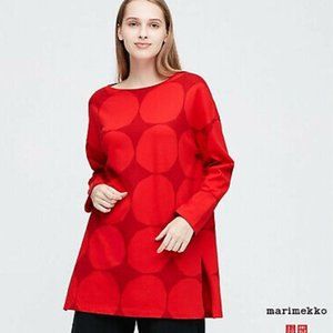 Marimekko Uniqlo Long Sleeve Dot Tunic